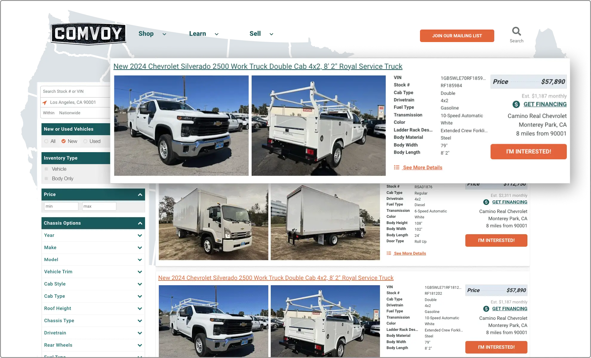 Comvoy National Commercial Vehicle Marketplace