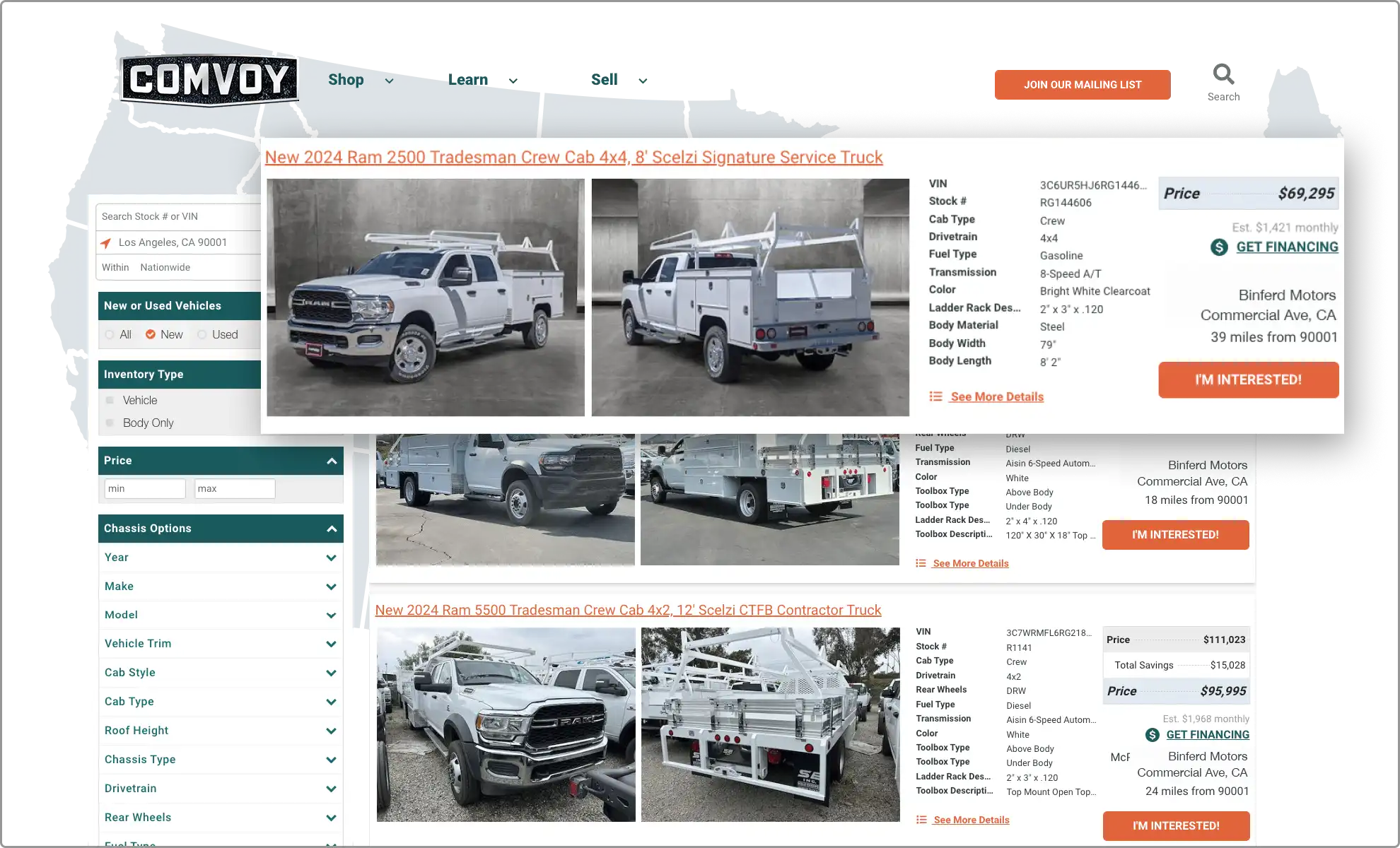 Comvoy National Commercial Vehicle Marketplace